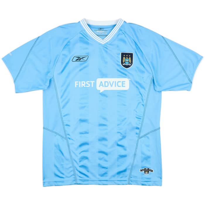 2003-04 Manchester City Home Shirt Anelka #39 - 8/10 - (M)