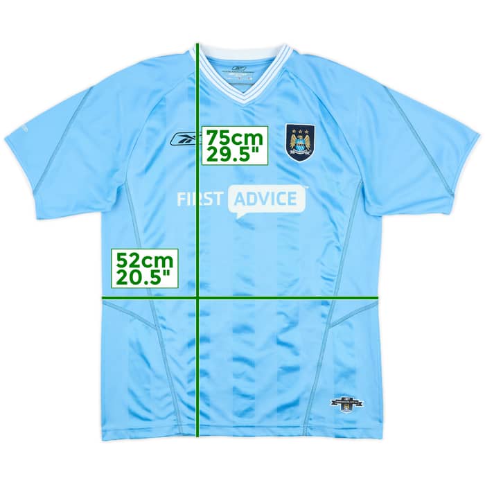 2003-04 Manchester City Home Shirt Anelka #39 - 8/10 - (M)