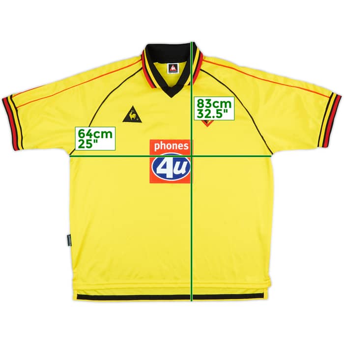 1999-01 Watford Home Shirt Page #4 - 8/10 - (XL)