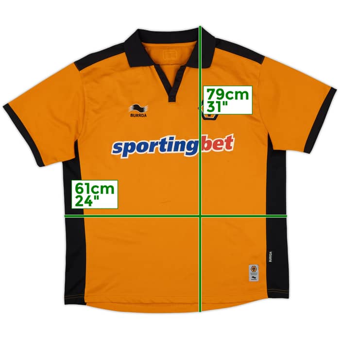 2009-10 Wolves Home Shirt - 8/10 - (L)