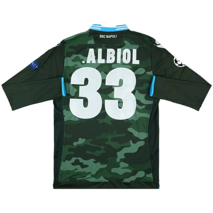 2013-14 Napoli Away L/S Shirt R.Albiol #33 - 4/10 - (XXL)