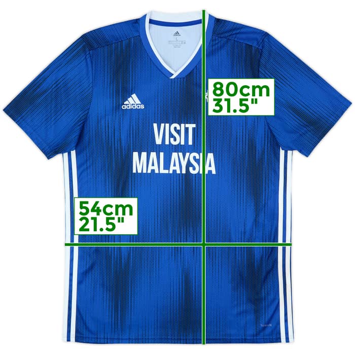 2019-20 Cardiff City Home Shirt - 9/10 - (L)