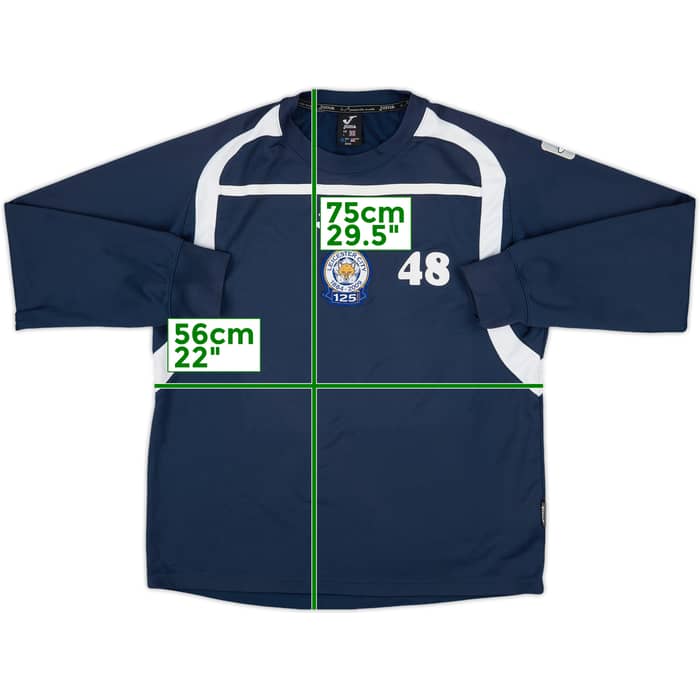2009-10 Leicester Player Issue Joma Sweat Top #48 - 8/10 - (L)