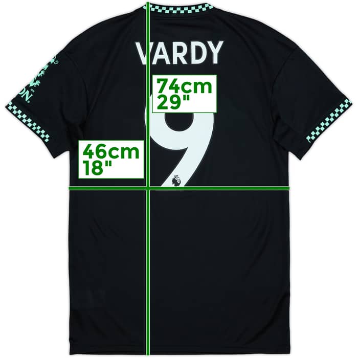 2022-23 Leicester Away Shirt Vardy #9 (S)