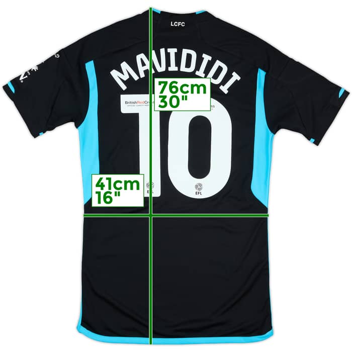 2023-24 Leicester Away Shirt Mavididi #10 - 9/10 - (XS)