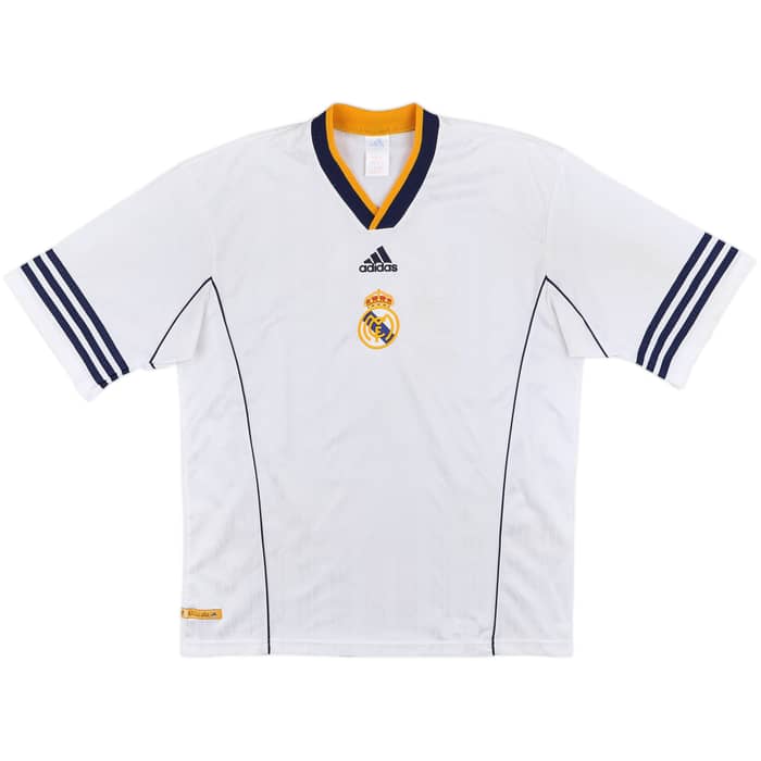 1999-00 Real Madrid adidas Training Shirt - 9/10 - (M)