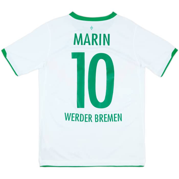2010-11 Werder Bremen Away Shirt Marin #10 - 10/10 - (XL.Boys)