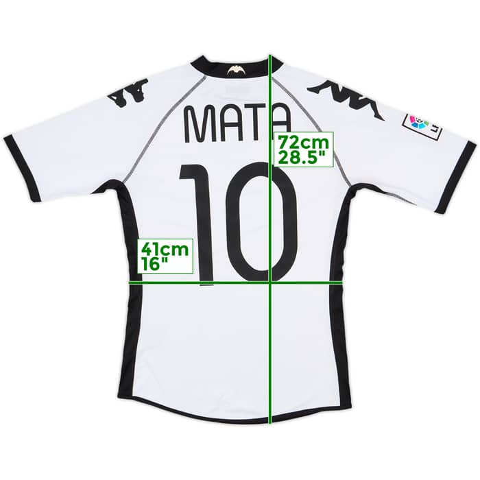 2010-11 Valencia Home Shirt Mata #10 - 10/10 - (S)
