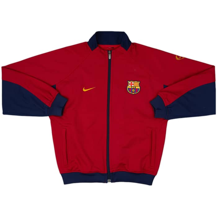 2003-04 Barcelona Nike Track Jacket - 8/10 - (L.Boys)