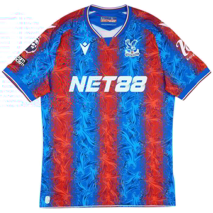 2024-25 Crystal Palace Match Issue Home Shirt Mateta #14