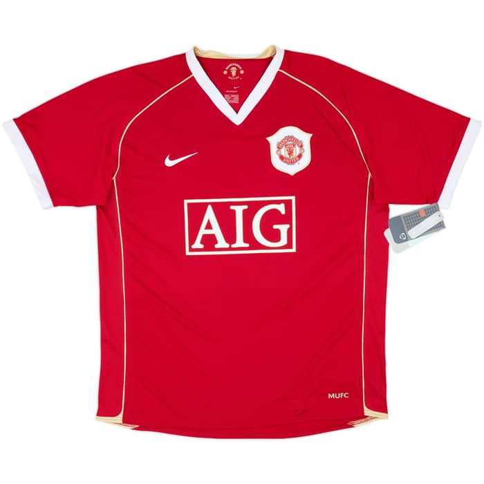 2006-07 Manchester United Home Shirt Solskjaer #20 (L)