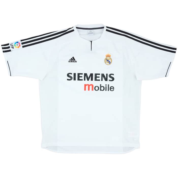 2003-04 Real Madrid Home Shirt Beckham #23 - 8/10 - (XL)