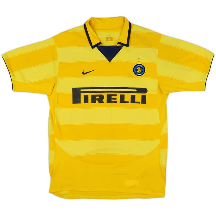 2003-04 Inter Milan Away Shirt J.Zanetti #4 - 7/10 - (S)