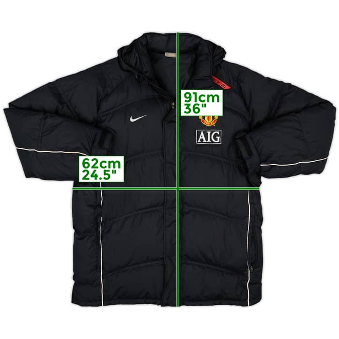 2008-09 Manchester United Nike Padded Bench Coat - 8/10 - (L)