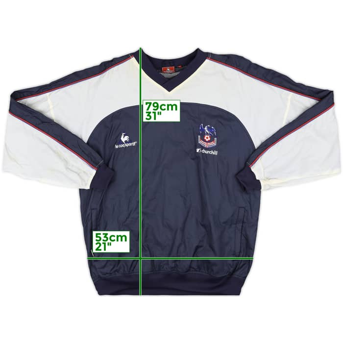 2001-03 Crystal Palace Le Coq Sportif Drill Top - 6/10 - (M)