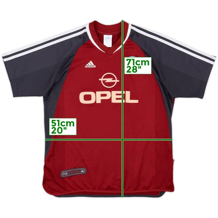 2001-02 Bayern Munich Home Shirt - 8/10 - (XL.Boys)