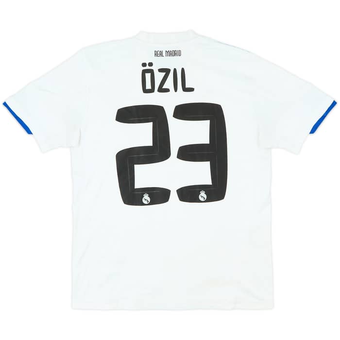 2010-11 Real Madrid Home Shirt Ozil #23 - 5/10 - (XL.Boys)
