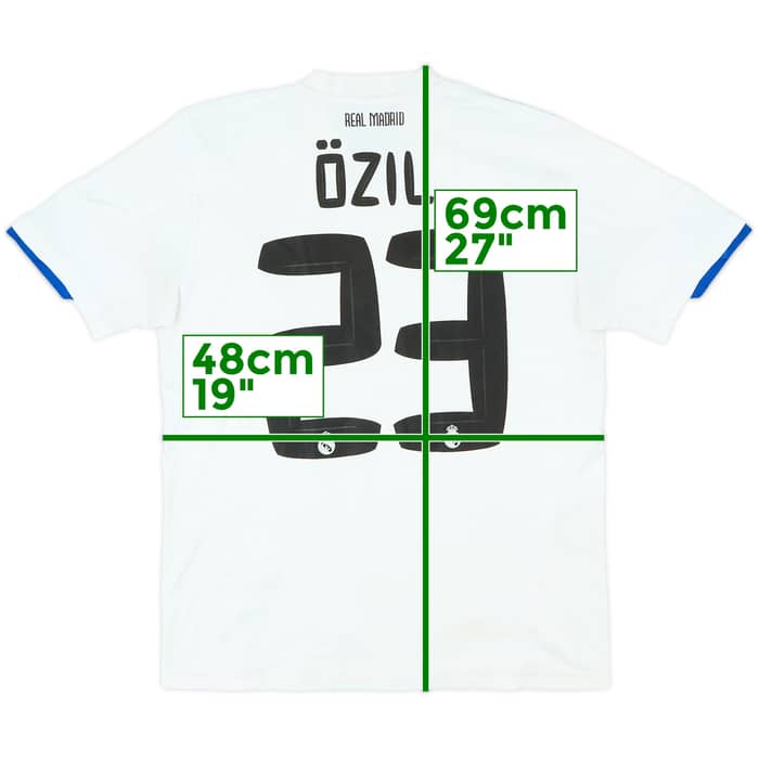 2010-11 Real Madrid Home Shirt Ozil #23 - 5/10 - (XL.Boys)
