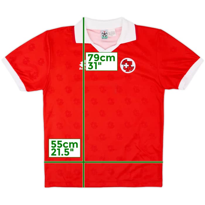 1994-96 Switzerland Home Shirt - 9/10 - (XL)