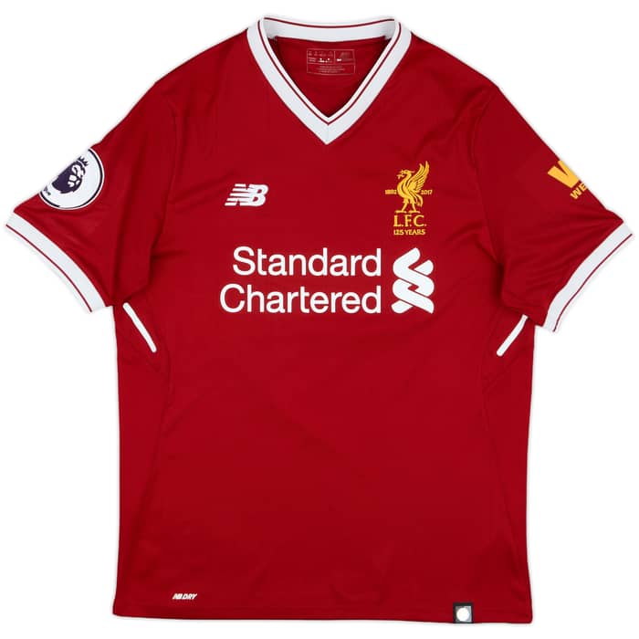 2017-18 Liverpool 125 Years Home Shirt Coutinho #10 - 6/10 - (S)