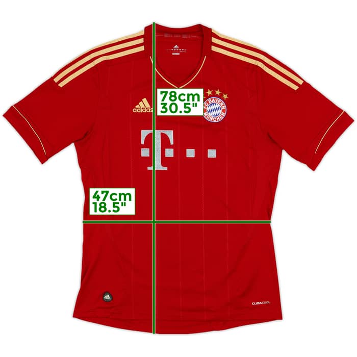 2012-13 Bayern Munich Home Shirt - 4/10 - (M)