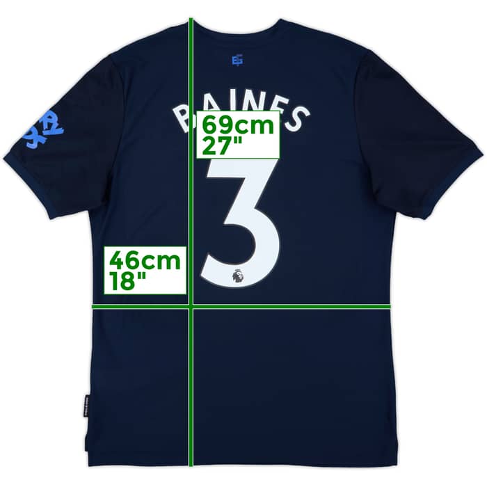 2019-20 Everton Third Shirt Baines #3 - 8/10 - (L)