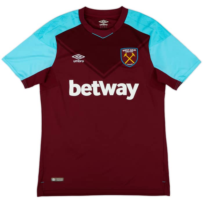 2017-18 West Ham Home Shirt Zabaleta #5 - 7/10 - (L)