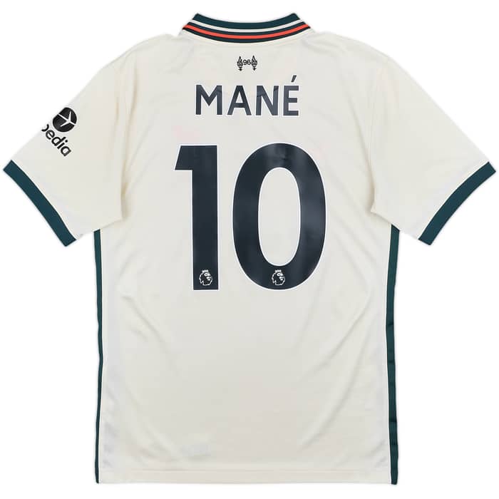 2021-22 Liverpool Away Shirt Mane #10 - 9/10 - (S)