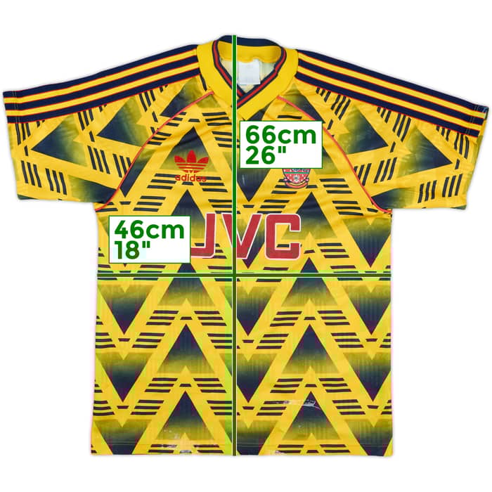 1991-93 Arsenal Away Shirt - 5/10 - (S)