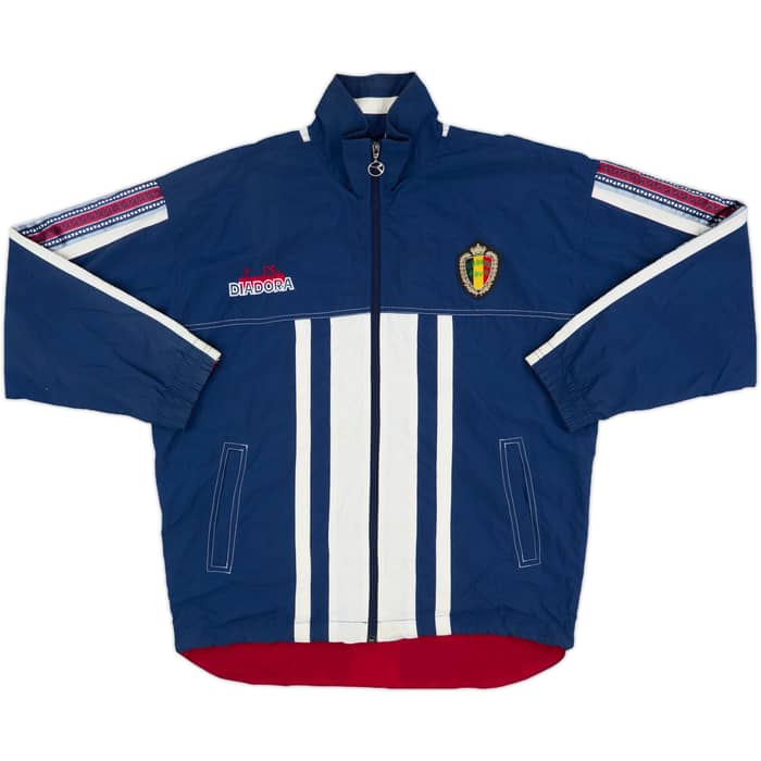 1994-95 Belgium Diadora Track Jacket - 8/10 - (M)