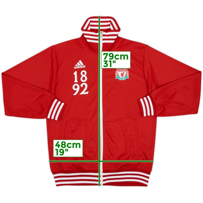 2008-09 Liverpool adidas Track Jacket - 7/10 - (M)