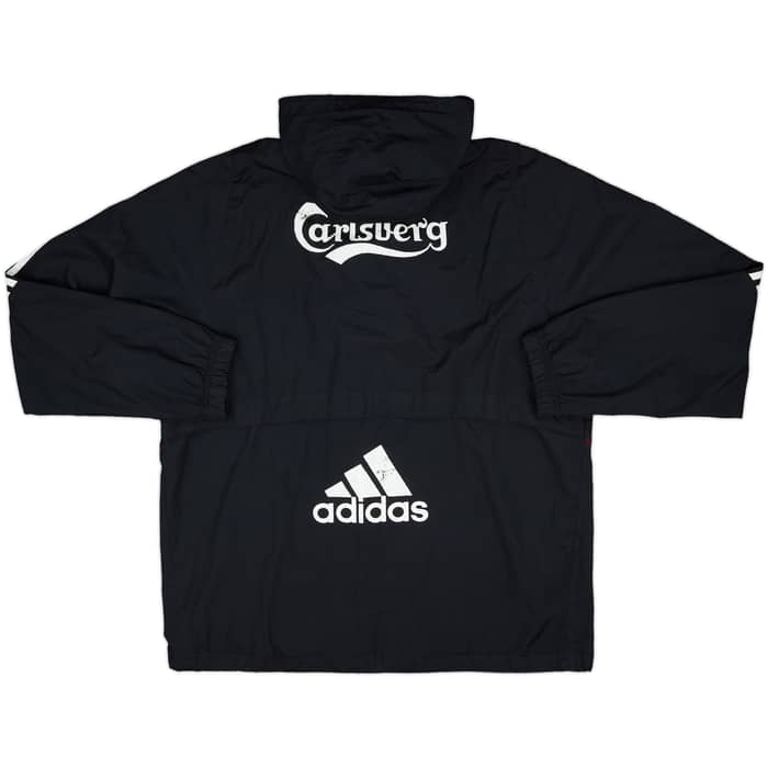 2007-08 Liverpool adidas Hooded Rain Jacket - 6/10 - (L)