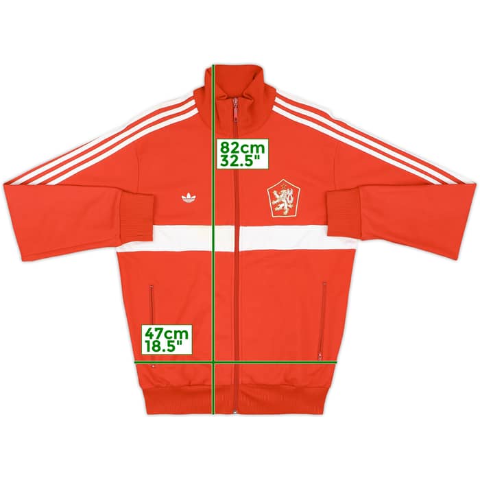 2005-06 Czech Republic adidas Originals Track Jacket - 8/10 - (L)