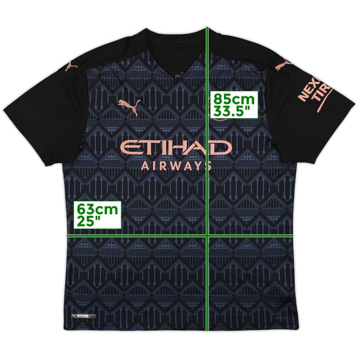 2020-21 Manchester City Away Shirt - 5/10 - (XL)