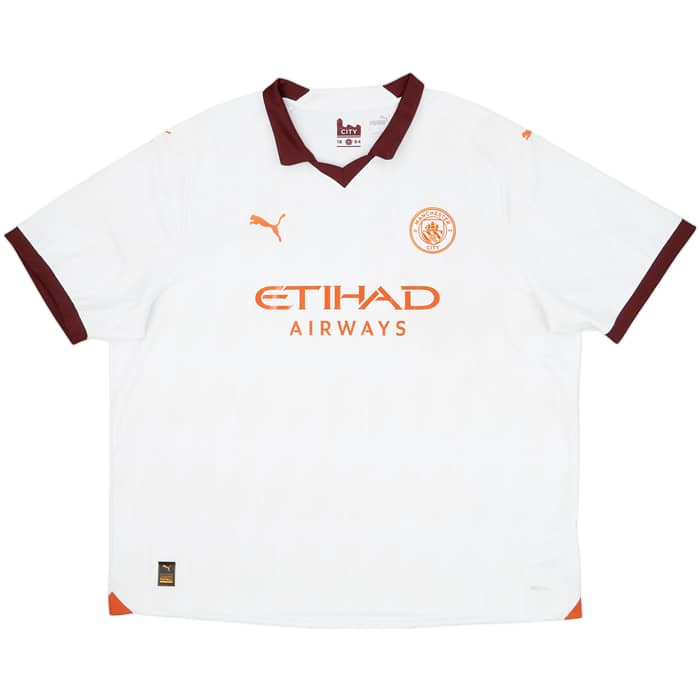 2023-24 Manchester City Away Shirt De Bruyne #17 - 8/10 - (3XL)