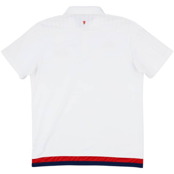 2015-16 Manchester United adidas Polo Shirt - 8/10 - (L)