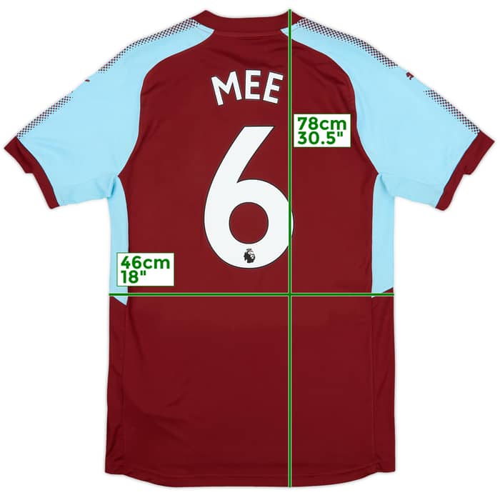 2017-18 Burnley Home Shirt Mee #6 - 9/10 - (M)
