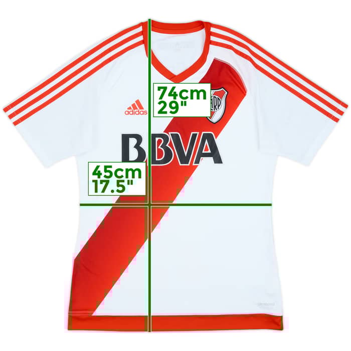 2016-17 River Plate Home Shirt - 9/10 - (M)
