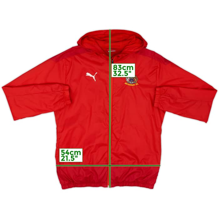 2021-22 Altrincham Puma Hooded Rain Coat - 9/10 - (L)