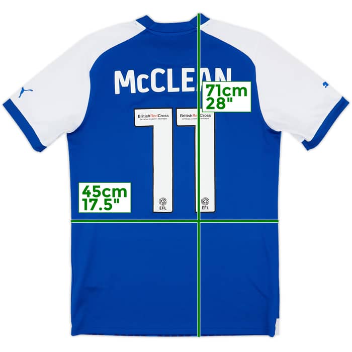 2022-23 Wigan Home Shirt McClean #11 - 8/10 - (S)