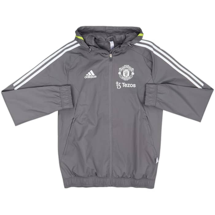 2021-22 Manchester United adidas Track Jacket - 10/10 - (XS)