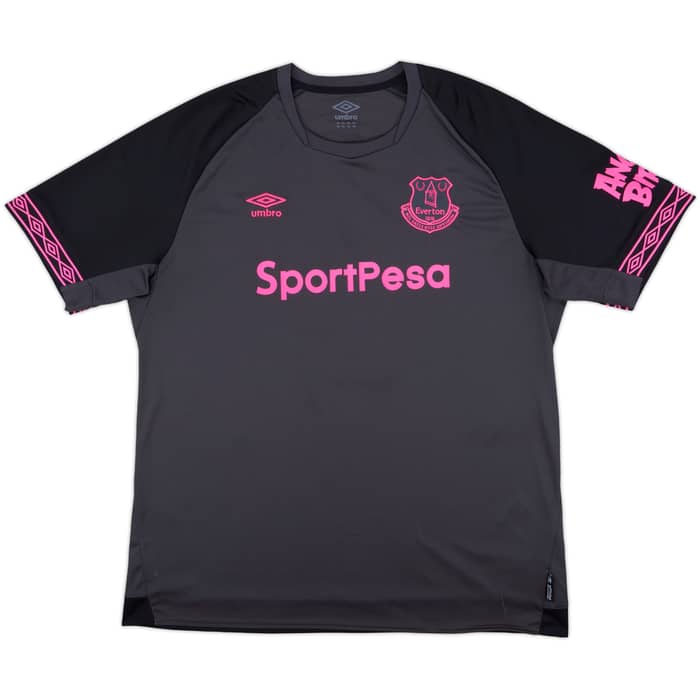 2018-19 Everton Away Shirt Baines #3 - 9/10 - (XXL)