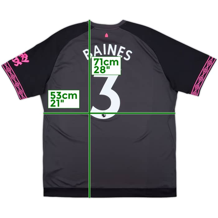 2018-19 Everton Away Shirt Baines #3 - 9/10 - (XXL)