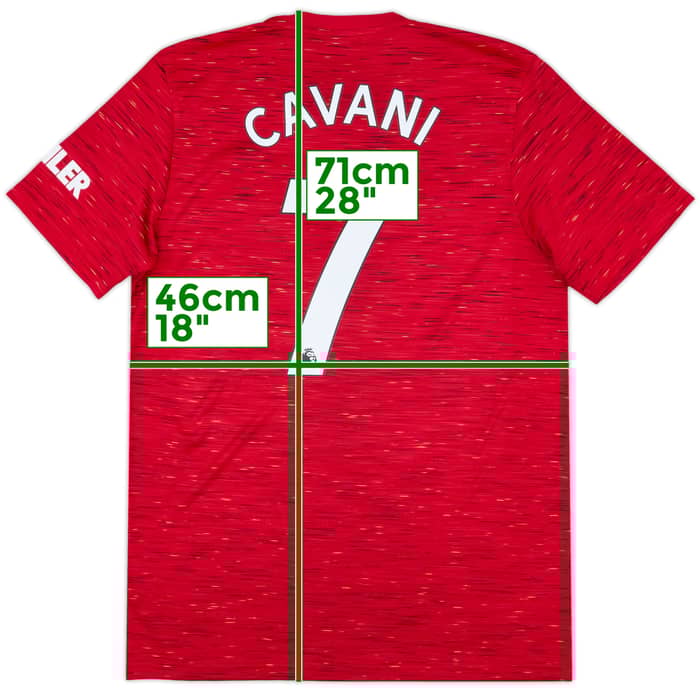2020-21 Manchester United Home Shirt Cavani #7 - 9/10 - (L)