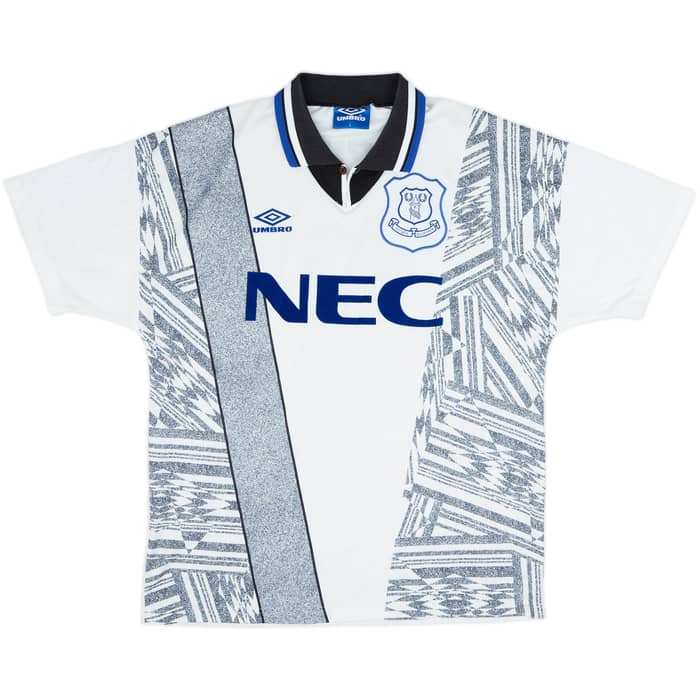 1994-95 Everton Away Shirt Ferguson #9 - 8/10 - (L)