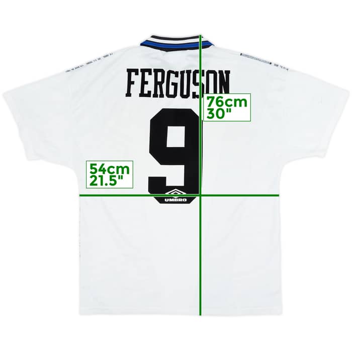 1994-95 Everton Away Shirt Ferguson #9 - 8/10 - (L)