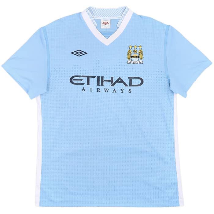 2011-12 Manchester City Home Shirt Silva #21 - 7/10 - (L)