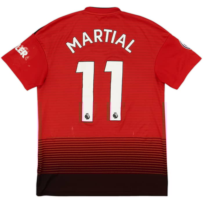2018-19 Manchester United Home Shirt Martial #11 - 4/10 - (S)