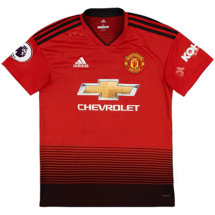 2018-19 Manchester United Home Shirt Martial #11 - 4/10 - (S)
