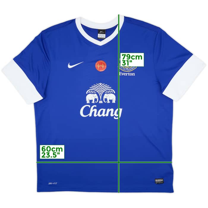 2012-13 Everton Home Shirt - 9/10 - (XXL)